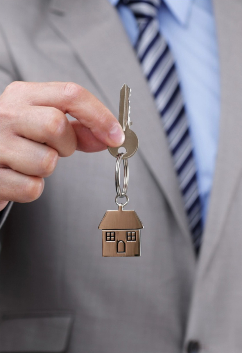 Realtor Holding Key